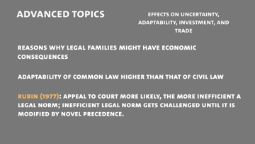 Still medium mlea   class 2  part 1   effects on uncertainty  adaptability  investment  trade  regulation   activities. implications and open questions  voigt 