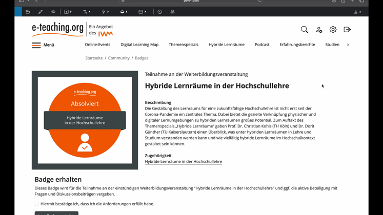 Still large 2025 erklaervideo hansel badges auf e teaching org